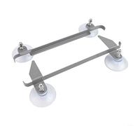 Support de véhicule récréatif pour satellite, 1 ensemble de support à ventouse pour Starlink pour Mini compatible avec camping-car, yacht, bus, camping-car, support en métal sécurisé à quatre tasses