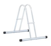 vidaXL Support de vélo au sol autoportant pour 1 vélo en acier galvanisé