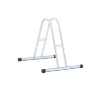 vidaXL Support de vélo au sol autoportant pour 1 vélo en acier galvanisé