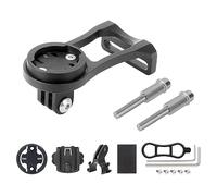 Support de Vélo Compatible avec Garmin Edge 500 510 520 530 25 20 800 810 820 1000 1030 Bryton Rider Cateye Aluminium Support GPS Velo Potence Avant pour Garmin Montre Compteur avec Accessoires