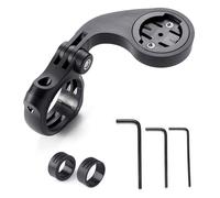 Support de vélo compatible avec Garmin Edge GPS Ordinateur de vélo, XOSS, iGPSPORT, Magene, support de guidon de vélo 25,4 mm 31,8 mm Support de phare de vélo, support de caméra, vélo de route, VTT
