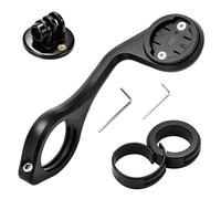 Support de vélo compatible avec Garmin GoPro, support à dégagement rapide pour ordinateur de vélo Out Front pour guidon de 25,4 mm et 31,8 mm