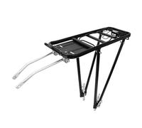 Support de vélo de charge - Siège arrière haute capacité, entretoise en métal renforcée, fixation à dégagement rapide, baleines réglables en longueur, solution de rangement | Panier à dos hybride pour