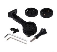 Support de vélo en ABS pour GPS Design léger 89 mm | Copolymère ABS, convient pour Garmin pour Bryton pour œil de chat, mécanisme de verrouillage sécurisé, finition noire