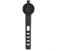 Support de vélo fixe pour ordinateur de vélo avec support de feu arrière pour tige de selle aérodynamique, compatible avec les appareils Garmin pour vélos de route, VTT et vélos pliants (tige de selle