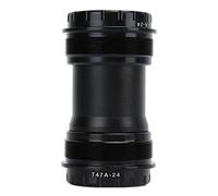 Support de vélo inférieur inférieur en roulement Essieu de bicyclette BB Axe de vélo Axe central T47 24 mm Roulement en acier intégré en aluminium intégral pour vélos et amateurs de vélo et