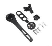 Support de vélo intégré en fibre de carbone pour Garmin pour caméra Bryton Cat Eye et la plupart des lumières de guidon (3K mat)