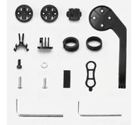 Support de vélo multifonction pour lumières et caméras | Design à l'avant, angle de vision clair, convient pour Garmin Edge, verrouillage sécurisé, route et VTT