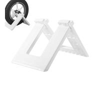 Support de vélo pour : étagère de stationnement au sol de 12 pouces, organisateur de vélo indépendant, construction en PVC renforcé, base triangulaire stable | Solution de A