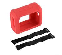 Support de vélo pour haut-parleur JBL GO3 Secure Ride (rouge) | Silicone absorbant les chocs, découpes précises des ports, pression facile sur les boutons, couleur noire