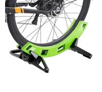Support de vélo pour une utilisation en extérieur - Support de vélo réglable - Possibilité de stationnement pour deux roues, pour garage, magasin, scooter, route de montagne, maison, appartement ainsi
