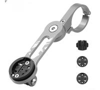 Support de vélo sécurisé pour ordinateur de vélo avec réglage de la vue à 360 degrés et design robuste pour les besoins de cyclisme tout-terrain (gris)