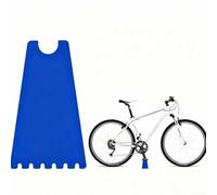 Support de vélo transparent pour vélo pliable destiné à une utilisation en intérieur, y compris les salles d'exposition, les appartements et les magasins de vélos (bleu)