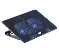 Callstel Support de ventilation à rétroéclairage LED pour ordinateur portable jusqu'à 17"