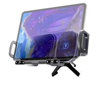 Support de ventilation de voiture - Montage aérien - Classe de claquement - Design à double bobine avec poignée solide - Convient pour la tablette de téléphone portable à écran droit - Utilisation