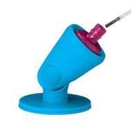 Support de vernis à ongles anti-déversement de 9,4 cm en silicone souple pour vernis à ongles, support de vernis à ongles en silicone, charnière pour vernis à ongles, porte-bouteille, accessoires de