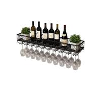 Support de Verre à vin Commercial Moderne, casier à vin Mural de Grande capacité pour Bouteilles de vin, Supports muraux à vin Suspendus pour Salon, casier à vin Industriel, décoration Murale, pour