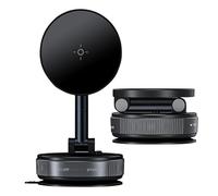 Support de verrouillage à ventouse, support magnétique mobile, système de rotation réglable avec base de maintien sécurisée, support de téléphone de voyage compact, unité de support de tableau de bord