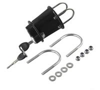 Support de verrouillage de réservoir de carburant de moto pour jerrican à essence de 3 L 5 L Système de verrouillage de sécurité avec clé pour voiture, camping-car, SUV