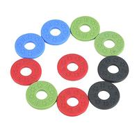 Support de Verrous de Sangle de Guitare, 10 Pièces Sangle en Caoutchouc Blocs de Guitare Protecteur Protecteur de Guitare Accessoire d'Instrument de Musique pour Basse Acoustique