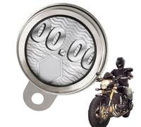 Support de vignette de moto - Porte-cartes rond antirouille pour vélo, plaque d'immatriculation de scooter | Support étanche pour étiquette d'identité, support de documents juridiques routiers