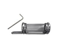 Support de vignette en métal pour moto, cyclomoteur, scooter, cylindre transparent, tube de placement en papier pour permis de moto, accessoires de disque fiscal transparent