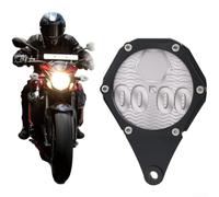 Support de vignette hexagonale en aluminium CNC pour moto - Résistant à la rouille - Porte-permis de vélo - Design hexagonal - Installation rapide - 12,5 cm - Noir