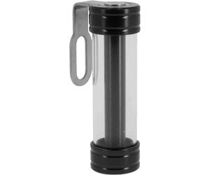 Support de vignette Moto Cylindrique ALU 50X30 mm Noir