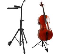 Support de violoncelle pliable, hauteur réglable 145 cm, stabilité antidérapante, support de queue pratique