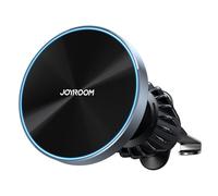 Support De Voiture À Ventilation Chargeur Sans Fil Magnétique Avec Lumière Ambiante Joyroom