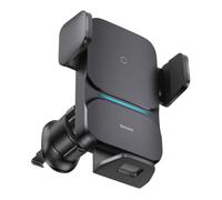 Baseus Car Mount Wireless Charger Wisdom Auto Alignment Air Outlet Base QI 15W Black (CGZX000001)