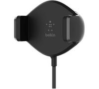 Belkin Support de voiture pour grille d’aération avec chargeur Boost Up 10 W intégré pour iPhone 11, 11 Pro/Pro Max, XS/XS Max, XR, X, SE, Samsung Galaxy S20, S20+, S20 Ultra, S10, S10+, S10e, etc.