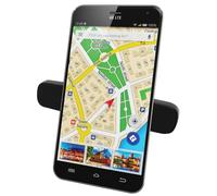 SUPPORT DE VOITURE MAGNÉTIQUE POUR SMARTPHONE AVEC DOUBLE CLIP COULEUR NOIR 106756