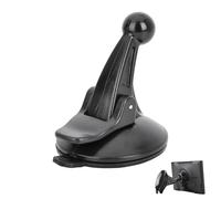 Support de voiture pour GPS Garmin, 17 mm avec connecteur à rotule, support de rechange à ventouse pour pare-brise pour Garmin Drivesmart, Nuvi, Zumo, NuLink, Dezl Driveassist (noir, 70 mm x 56 mm)