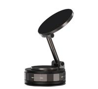 Support de voiture rotatif à 360 degrés, 1 support de téléphone sous vide pour voiture, support pliable rotatif à 360 ° avec forte aspiration, support stable en alliage de zinc pour tableau de bord et