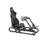 Support de Volant de Course avec Roues-VEVOR-Cockpit de Simulateur de Conduite en Acier Robuste-Logitech G923,Thrustmaster T248P