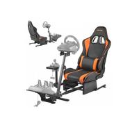 Support de Volant de Course Cockpit de Simulateur de Conduite Compatible avec Pédales Logitech G25 G27 G29 G920 G923
