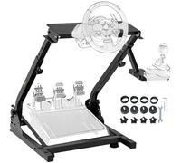 Support de volant de course, hauteur réglable 27""-31.5"", acier carbone durable, compatible avec Logitech et Thrustmaster,