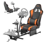 Support de Volant de Course-VEVOR-Cockpit de Simulateur de Conduite-Compatible avec Pédales Logitech, Thrustmaster