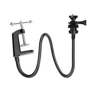 Support de webcam amélioré avec pince de bureau et bras flexible à col de cygne, compatible avec les webcams Logitech C925e, C922x, C922, C930e et