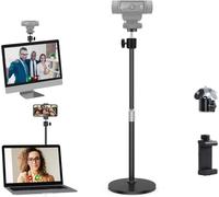 Support de Webcam de Bureau Compatible avec Logitech StreamCam C920 C930 C922 C925e Brio C615 et Webcams avec Interface 1/4''-20