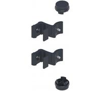 Support décalés coudés et bouchons poignées Diva XI aluminium LA CROISÉE DS