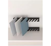 Support d'échantillon de carrelage mural en métal, présentoir de carrelage en métal, présentoir de carrelage en céramique, étagère flottante d'affichage de panneau de bois de carrelage for magasins de