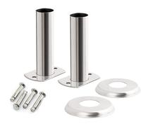 Bc-elec - PLS-1 Support d'échelle de piscine en acier inoxydable Ø 40 mm, pieds pour échelle de piscine inox