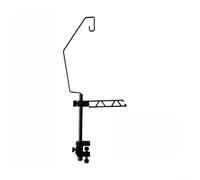 Support d'éclairage de camping avec support de table en alliage d'aluminium et poteau extensible pour éclairage extérieur (court)