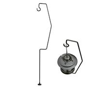 Support d'éclairage de camping - Support de lanterne de camping avec poteau, polyvalent, léger, portable, pliable pour camping, randonnée, barbecue, pique-nique, tente de pêche