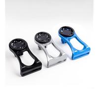 Support d'éclairage de vélo avec support de lampe de poche pour Cateye et Bryton, compatible avec configuration (noir)