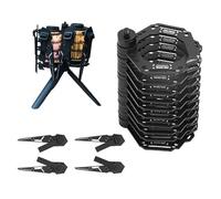 Support d'éclairage extérieur, 255 g, léger, portable, pliable, support de lampe de camping, pour parc, montagne, jardin, terrasse, porche, camping-car, feu de camp, pique-nique