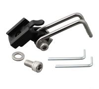 Support d'éclairage LED pour fourche avant de vélo Trek - Fixation sécurisée pour Cateye, Blackbird, Enfitnix (B03B10)