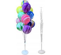 Support décoratif pour ballons XXL 160 cm, en plastique, avec 19 paniers et base stable